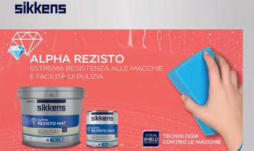 PARETI SENZA MACCHIE CON SIKKENS ALPHA REZISTO – L’idropittura repellente e smacchiabile